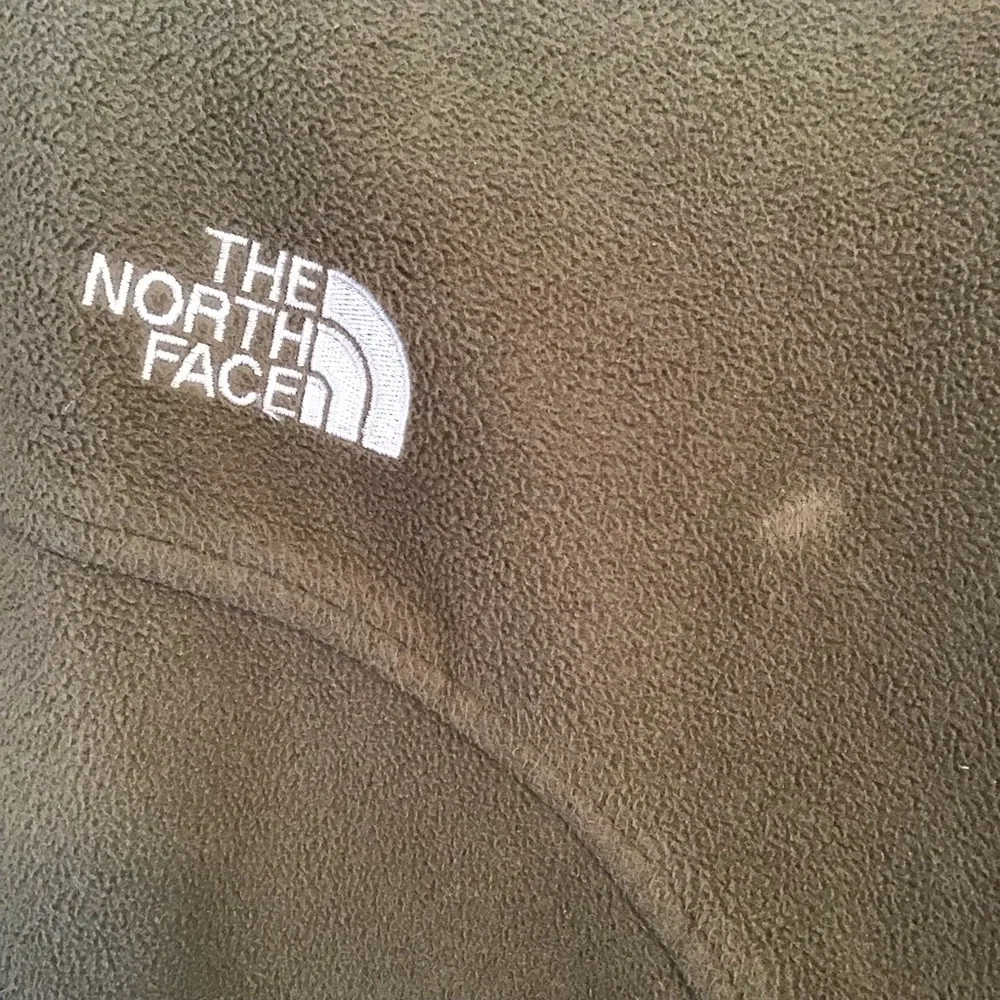 THE NORTH FACE Men’s WINDWALL Olive Green Fleece Full Zip Jacket L